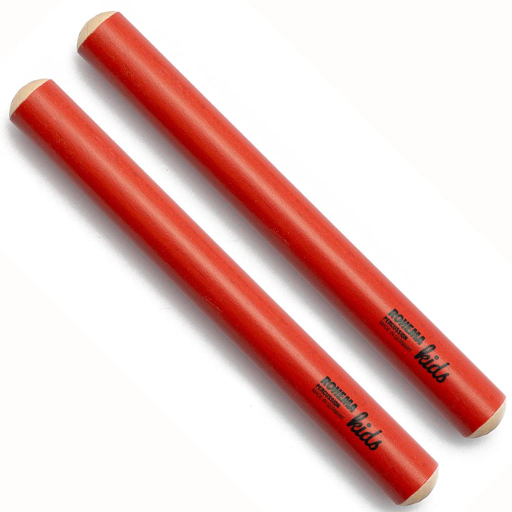 ROHEMA Kids' Percussion Color Claves, 3-Pair Set, 618077