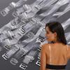 20pcs Summer High-quality Transparent Bra Straps Adjustable Anti Slip Shoulder Strap Detachable Invisible Underwear Accessories