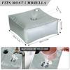 Umbrella Base Weight Water Bag Patio Umbrella Base Large Capacity Thickened Silver Design Weights For Stand & BasesFor Umbrella