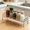 Stainless Steel Kitchen Sink Caddy Drain Tray Waterproof Drain Rack Basket Non-Slip Self-Draining Sink Organizer Rack