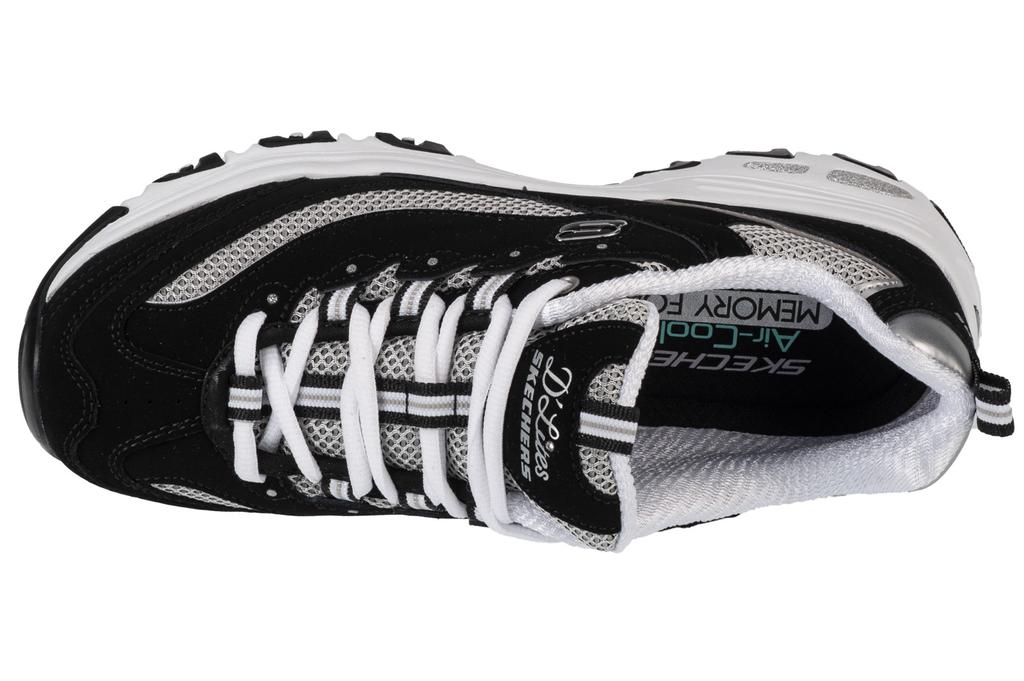 Skechers D'Lites - Roam Around, Womens Black Sneakers