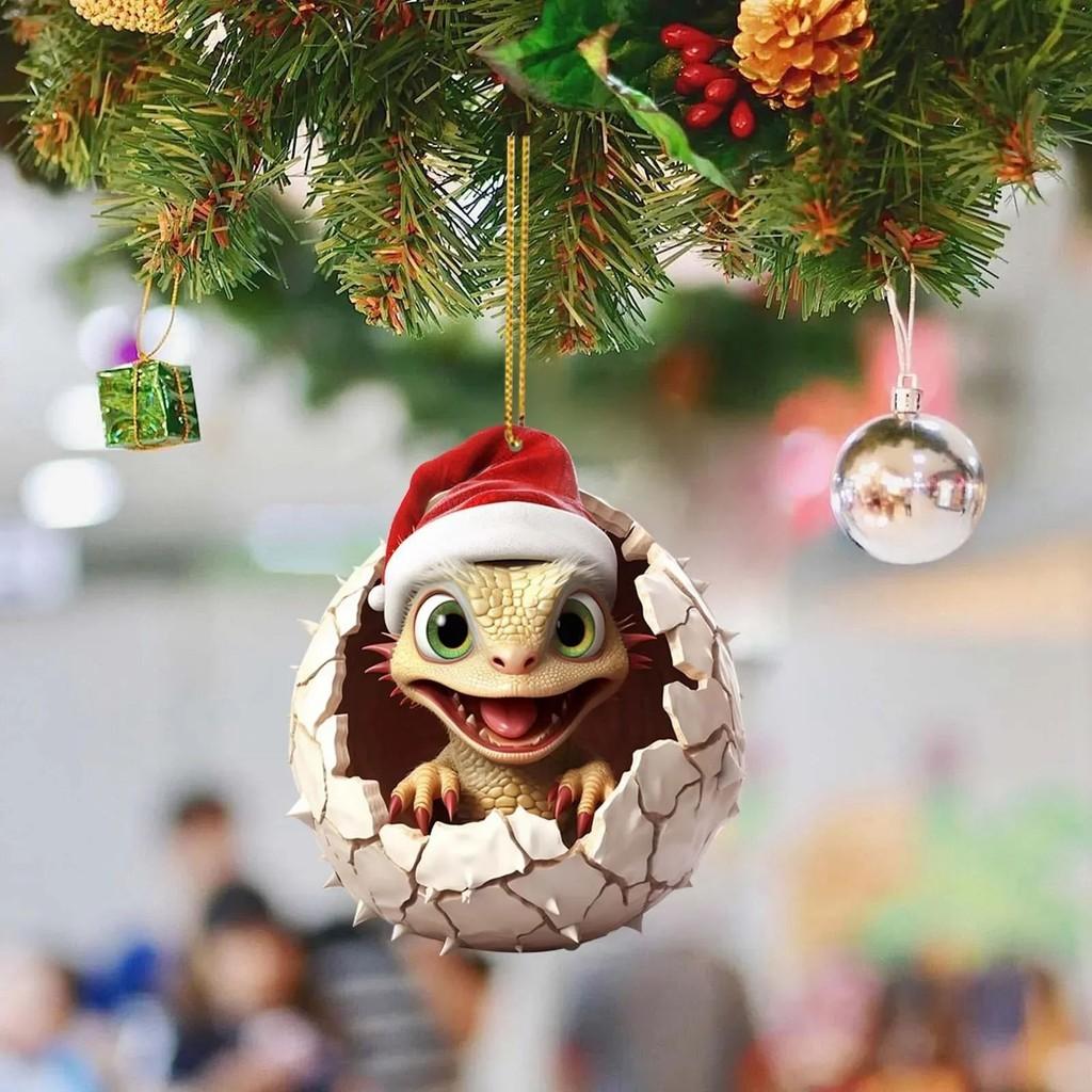 

Delightful Cartoon Dragon Acrylic Car Ornament For Festive Holiday And Family Celebrations 5