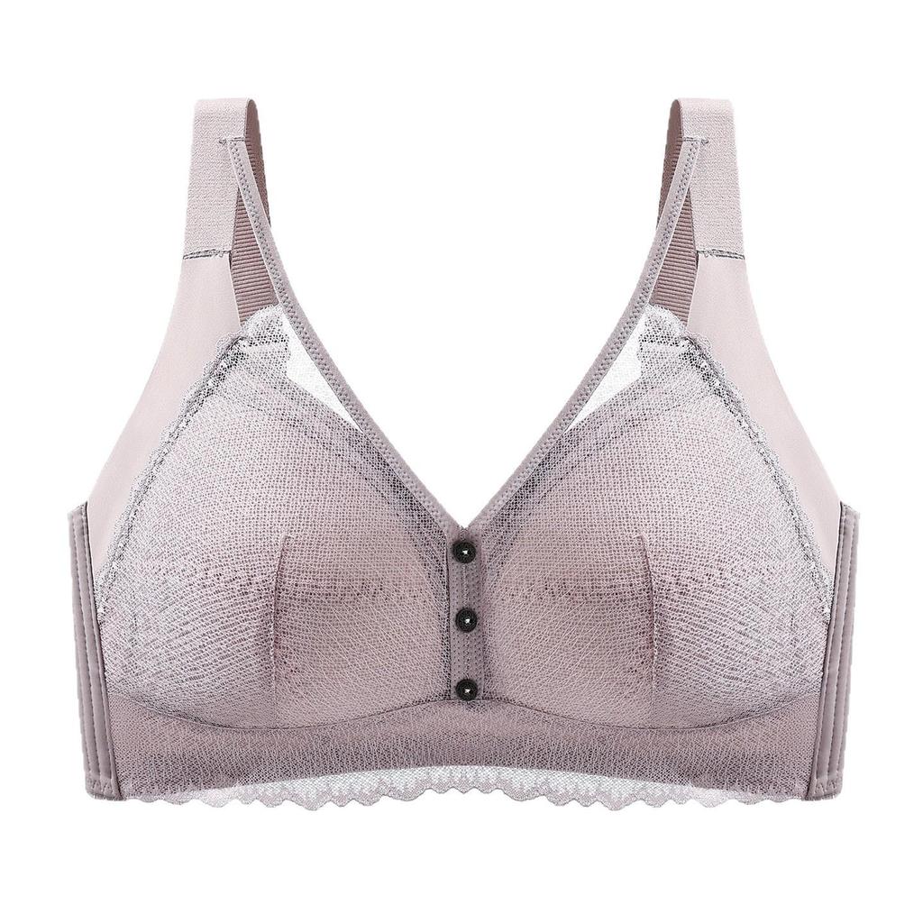 Plus Size Ultra-thin Comfort Bra: Enhances Big Chest, No Underwire, Adjustable Support, Side Boob Control