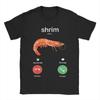 Garnalen Roepen T-shirt Heren Korte Mouw Grappig Garnalen Meme T-shirt Straatstijl T-shirt Slim Fit T-shirt voor Echtgenoot Vriend