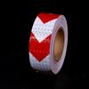 Red & White Reflective Arrow Tape for Traffic and Safety