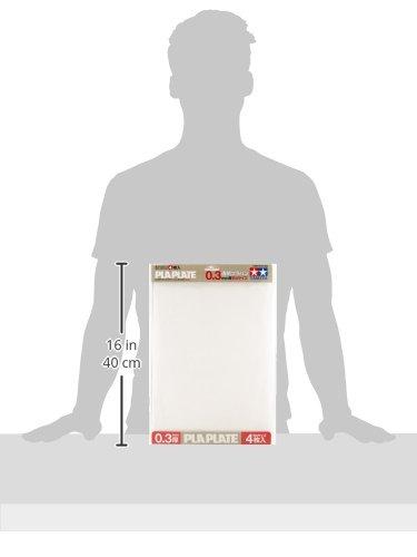 Tamiya Fun Craft Series No. 191 Clear Plastic Sheets, 0.3mm Thick, B4 Size, 4 Sheets, Craft Materials, 70191