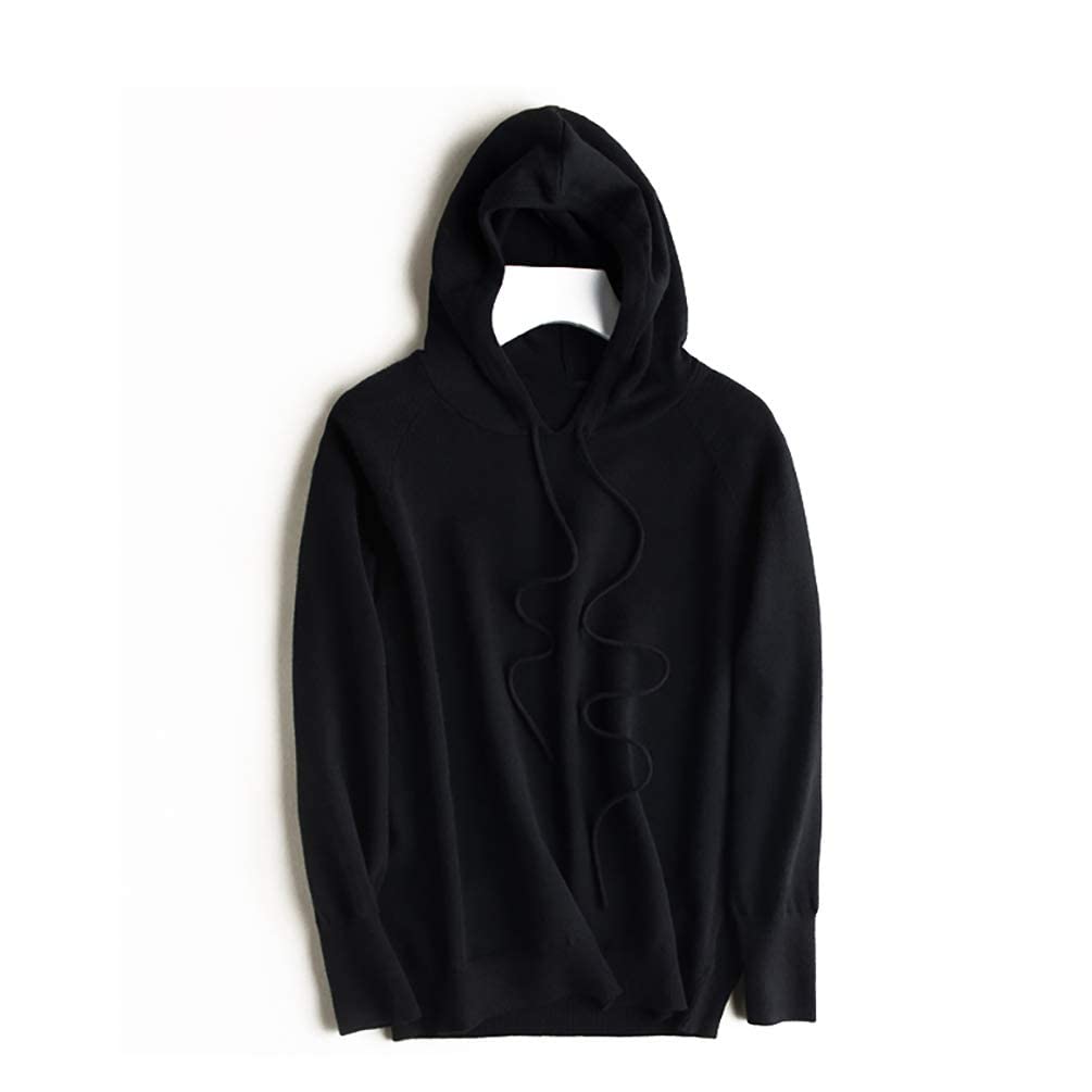 Swins Surr Swins Left Surround Mercerized Stylish Swan Embroidery Pullover Beautiful Casual Tunic Fashionable Knit 9 No Swan Black Women's Sweater,