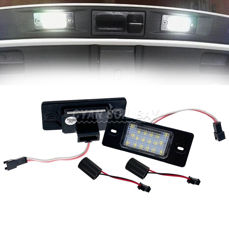 For VW Touareg 05-10 Tiguan I(5N) 07-18 Golf5 Variant 07-09 Bora Saloon Variant 99-05 Passat B5 GP Variant License Plate Lights