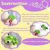 Cute Chameleon Plush Sit on Shoulders Stuffed Toy Creative Lizard Doll Clothing Accessories for Kid Birthday Gift