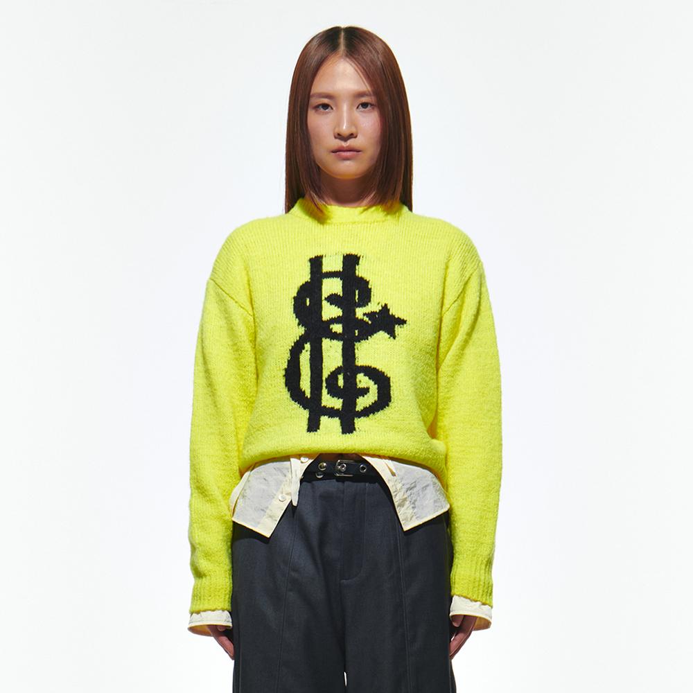 I Earth Sans-E Sweater [Lemon Yellow]