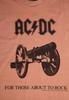 Ac/Dc For Those About To Rock Brown Mens T-Shirt