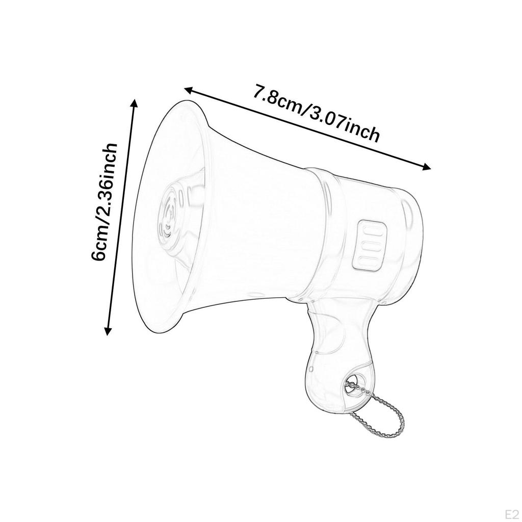 Breloc Megafon Compact cu Înregistrare Muzicală pentru Copii cu Vârste Între 3-8 Ani