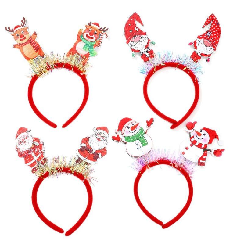 New Christmas Headband Hair Accessories, Party Christmas Decorations, Adult and Children Christmas Headbands, Small Gifts