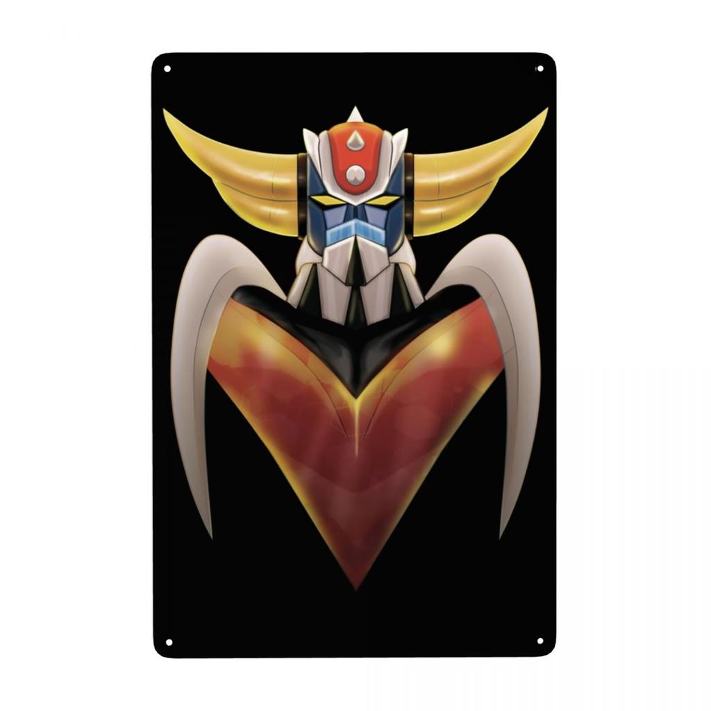 Segno Metallica Retro Goldorak Grendizer Actarus Personalizzato Robot UFO Goldrake Targhe in Latta Decorazioni Murali Ristorante Decorazioni Arte