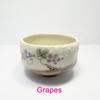 Mino Ware Matcha Bowl Chawan Grapes Made In Japan Dia 9cm