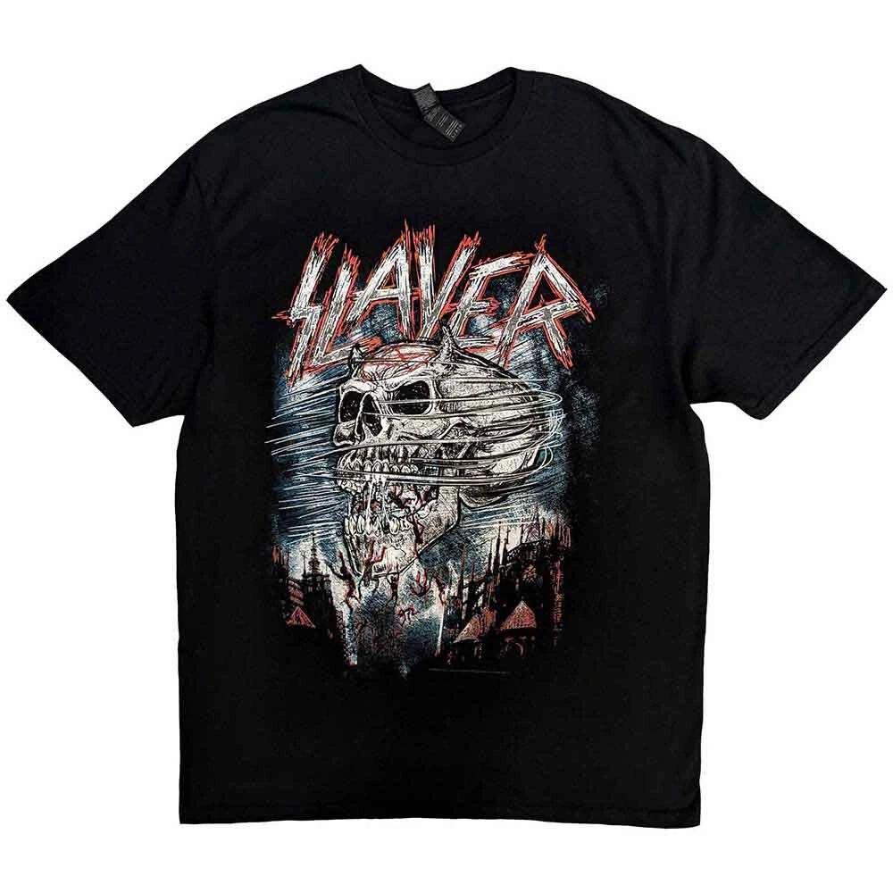 Slayer  Demon Storm  Black T shirt - NEW S
