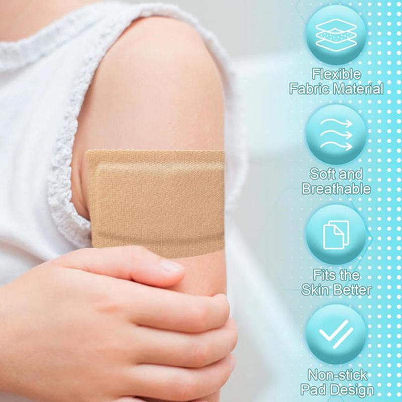 5Pcs Large Size Elastic Non-Woven Medical Adhesive Wound Dressing Band Aid Large Wound First Aid Skin Care Tools