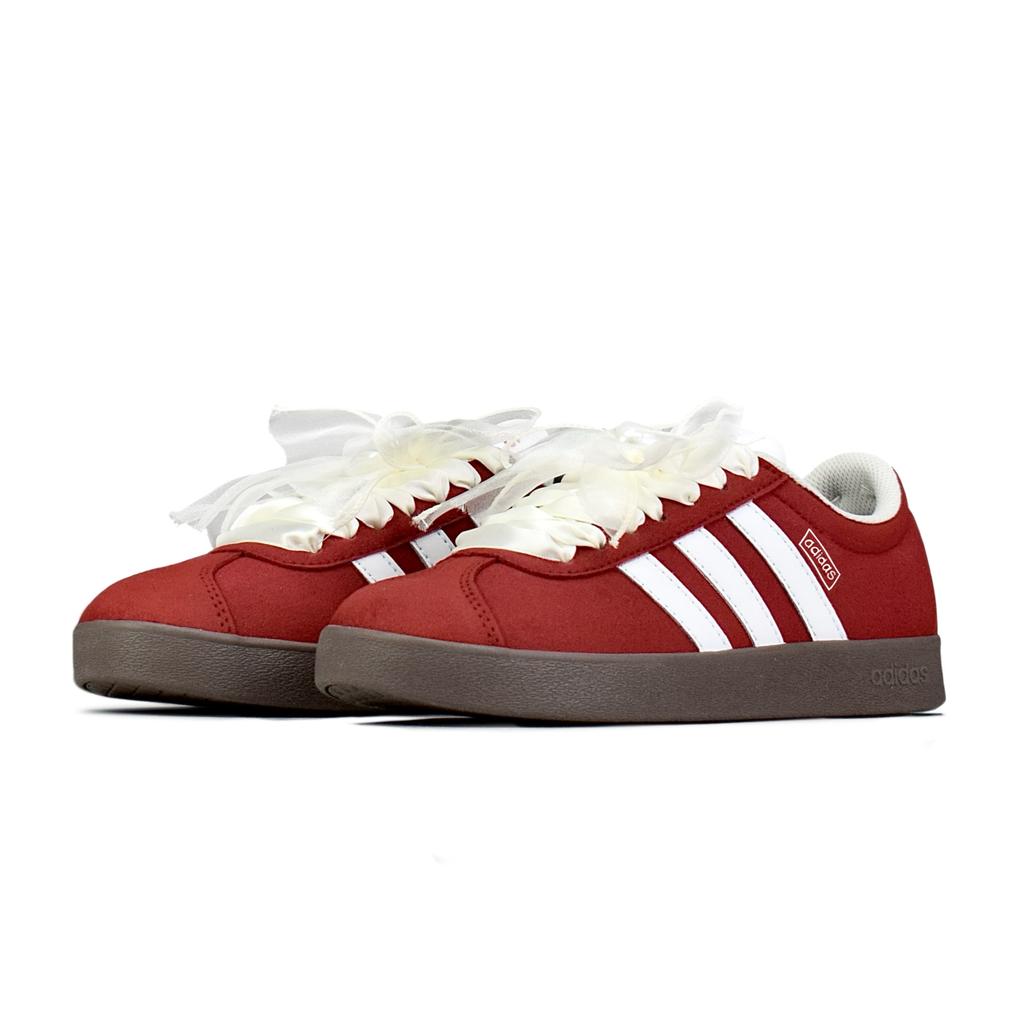 Adidas Neo VL Court 2.0 Low top Skateboard Shoes Unisex Orange Red HQ1802(Team462-)