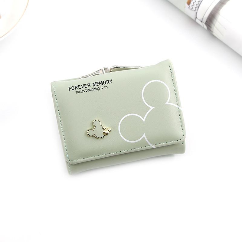 Mickey Mouse Girls Wallet With Pu Leather Material And Cartoon Print For Daily Use