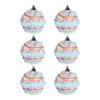 6Pcs Christmas Balls Ornaments Set Decorative Baubles Novelty Charm Pendants Xmas Tree Balls for Hotel Yard Indoor Mall Decor