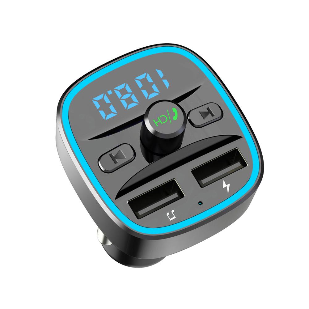 Car Bluetooth MP3 Player & Smart Voice Navigation with Dual USB Charger