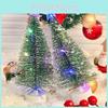 Colorful Christmas Tree Night Light Led Glowing Decoration For Christmas Kids Nursery 17.6cm Height