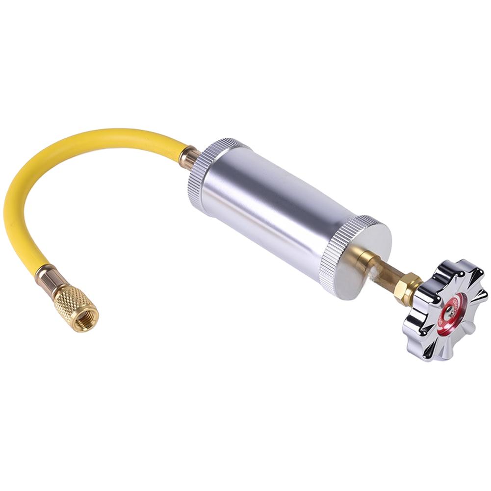 Aluminum Alloy Car AC Cooling Agent and Freezing Oil Charging Tool for Reliable Air Conditioning System Service and Maintenance