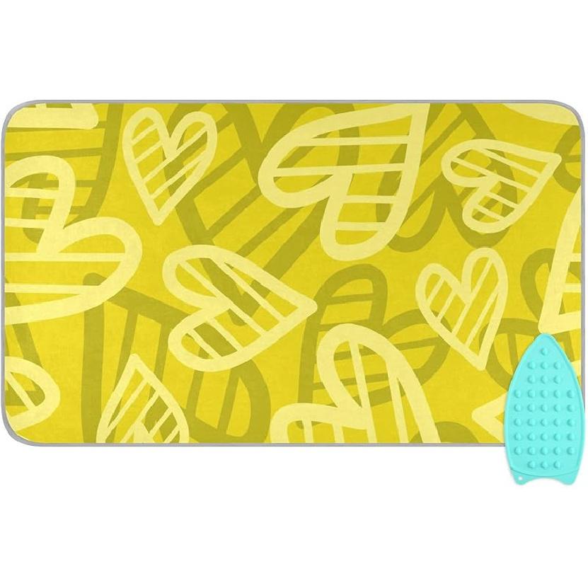 Ironing Mat Portable Ironing Pad Ironing Blanket for Table Top Heat Resistance Double-Side Using Travel Large 47.2 x 27.6 Inch Foldable Lightweight