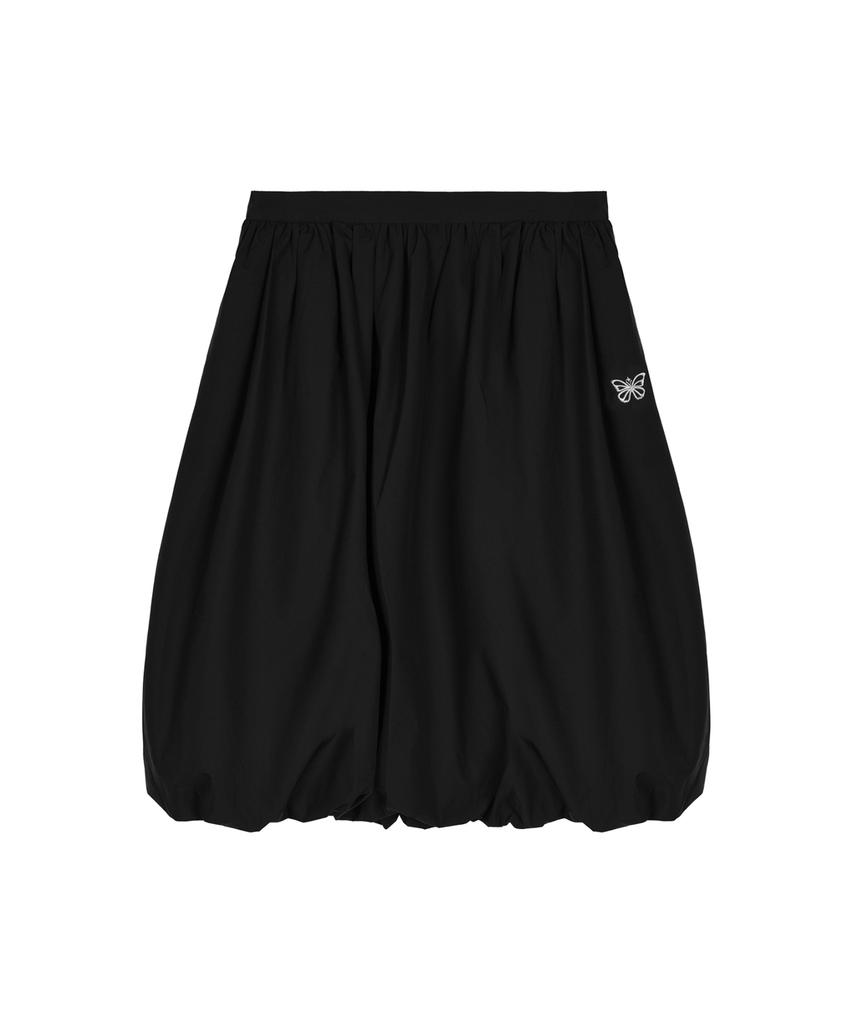 Nigaennikol Butterfly Volume Balloon Skirt_Black