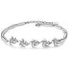 Korean-style Silver-plated Windmill Bracelet for Women Simple Starfish Bracelet Five-pointed Flower Bracelet, Sweet Jewelry