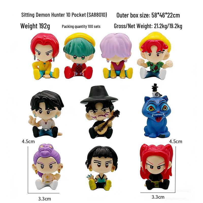Cross Demon Hunter Rumi & Mimi K-Pop Figure Model Blind Box Ornament