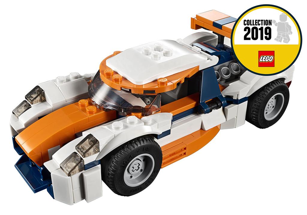 LEGO Creator Sunset Race Car 31089 Educational Building Blocks Toy for Girls and Boys
