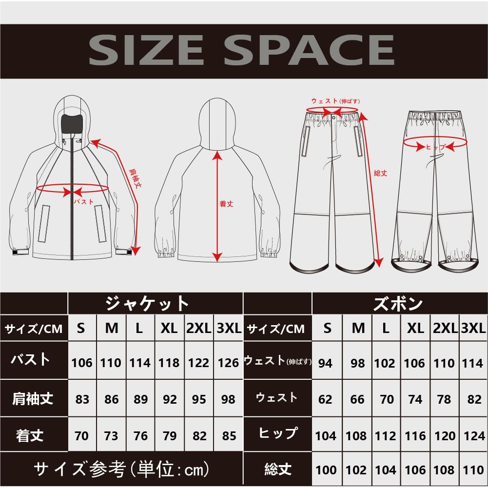 TopKylin Regen Golf Regenmantel Perfekt für Outdoor und Schule Größe Herrenanzug, Regenbekleidung, Set, Atmungsaktiv, Wasserdicht, Winddicht, Aktivitäten, Wandern,