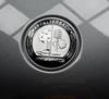 A0008170708 Emblema Argento Adesivo Cofano 2 Pin 57mm Emblema Cofano per AMG Mercedes Benz Classe W206 S206 CLA A35 A45 CLS Adesivo Cofano