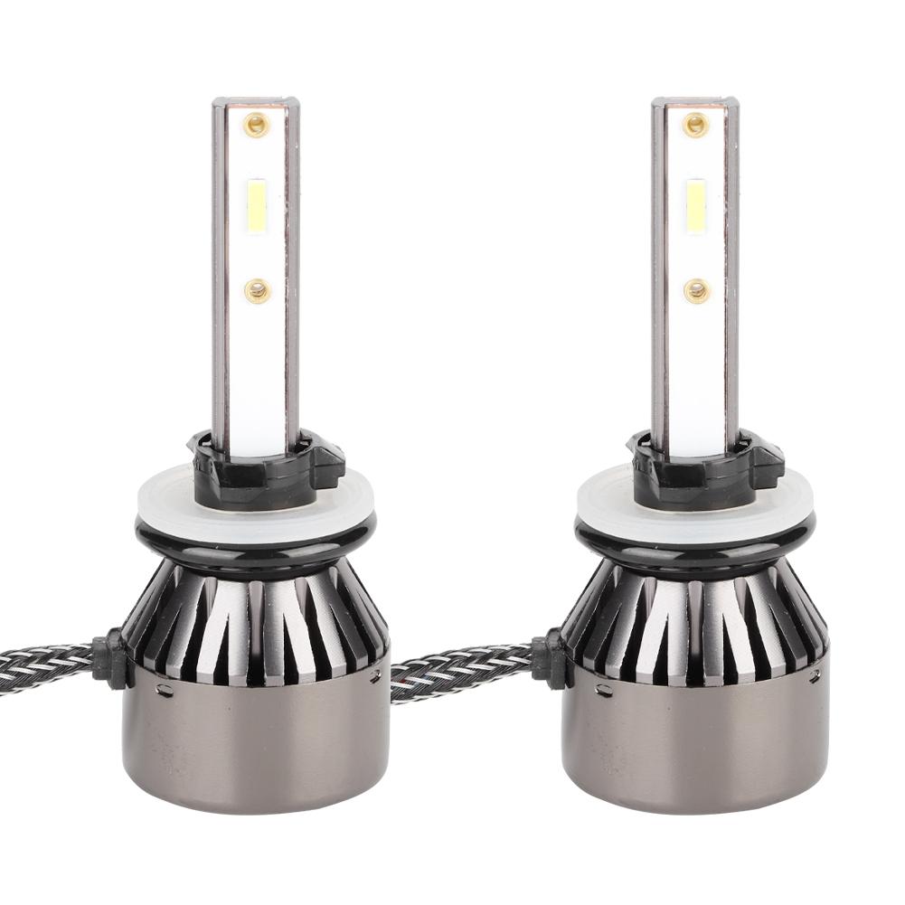 2pcs For H16 880 881 60W 6000K Bright White Mini LED Headlight Auto Lamp Bulbs L8