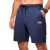 Men's Mid Length Shorts With Pockets  Elastic Waist And Drawstring Perfect For Summer Beach Vacations