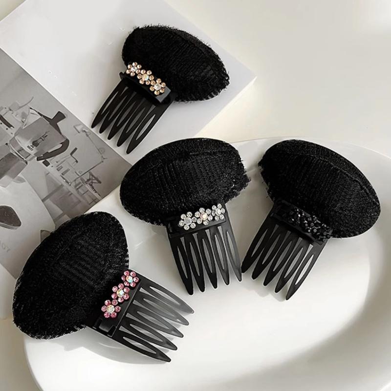 Volumizing Hair Clip Hair Pad Comb Insert For Flat Fine Thin Hair Styling Seamless Professional Clip