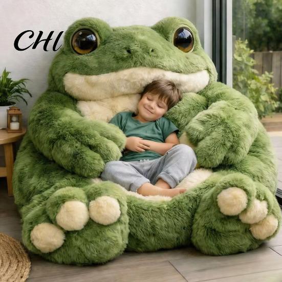 Sacco a Pelo per Clima Freddo Adulti Peluche Busta Gatto Rana Squalo Serpente Coniglio Sonnellino Leggero Casa Viaggio Uomini Donne Animale Tappetino per Sonnellino Dormire