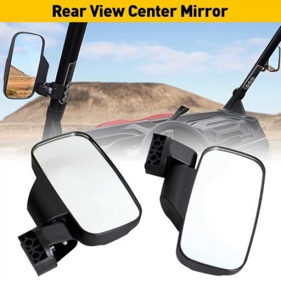 UTV Rear View Side Set Mirrors Fits Polaris Ranger XP RZR Crew 570 800 900 1000