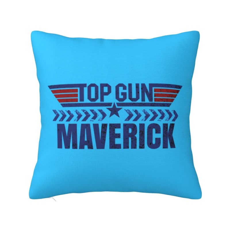 Custom Tom Cruise Maverick Film Top Gun Luxury Throw Pillow Cover Living Room Decoration Cushions for Sofa