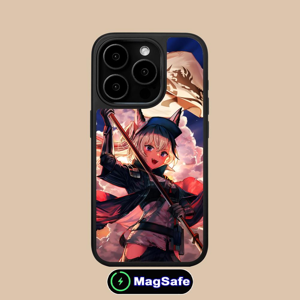 Arknights Grani Matte Surface Magsafe Mobile Phone Case for iPhone 17 16 15 14 13 12 11 Air Pro Max Plus Colorful Cover