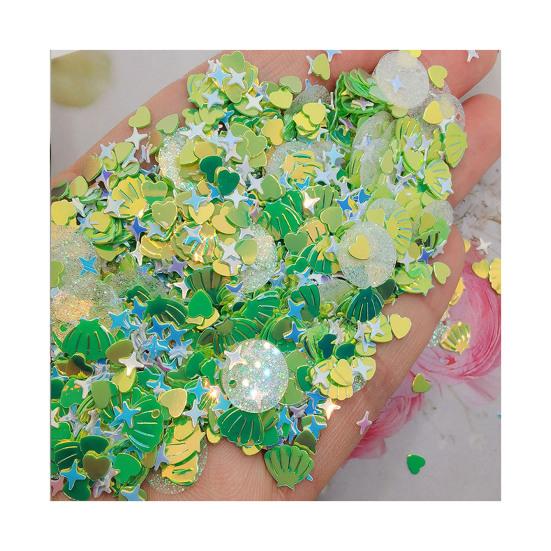 10g Zarte Nagel Glitter Pailletten Einfache Paste Schillernden DIY