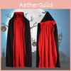 Gothic Vampire Cloak With Hood Adult/kids Cosplay Costume For Halloween