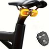 LED Bike Turn Signal Lights with Wireless Remote USB Rechargeable Taillight Set