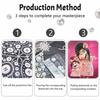 Disney Pearl Painting Painting Kit Glamorous Mouse Pearl Art Home Decor Handmade Gift for Women Adults Sparkling Jeweled Masterpiece