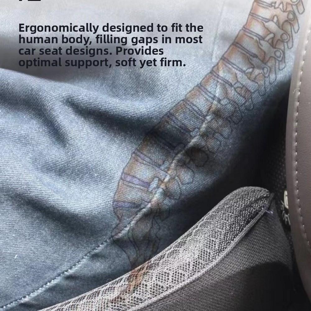Breathable Car Seat Cushion Seat Raising Lower Back Support Pad Lumbar Support Pillow Truck Seat
