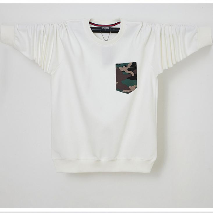 New relaxed large men's warm casual sports lapel lightweight soft wrinkle breathable cotton long-sleeved T-shirt