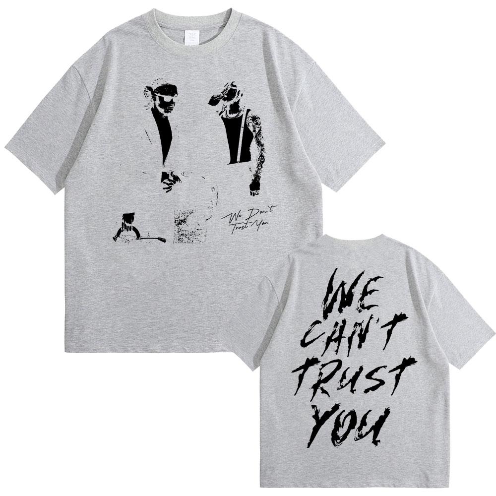 Rapper Future & Metro Boomin 2024 Nové hiphopové album We Don't Trust You Grafické tričko Pánské Dámské Ležérní O-výstřih Nadměrná trička