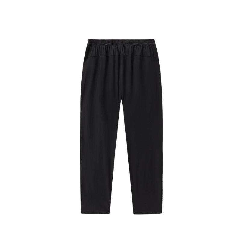 Anta Training Long Pants Summer Knitted Sports Pants Men Bottoms Basic-Black 952627304-3