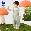Mini Balabala Girls' 2025 Casual Overalls
